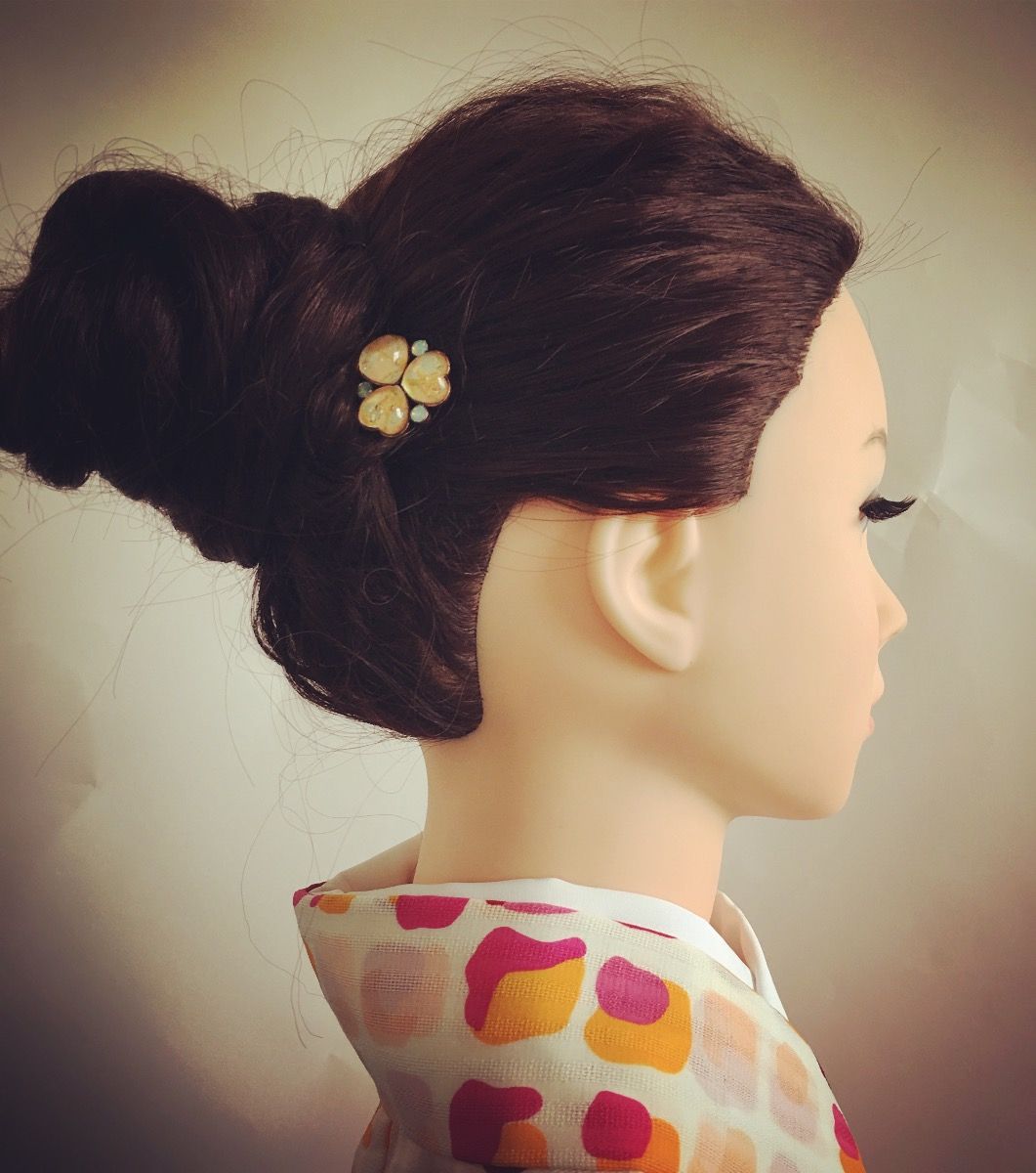 ヘアピン 花粉 ピンク すみれ